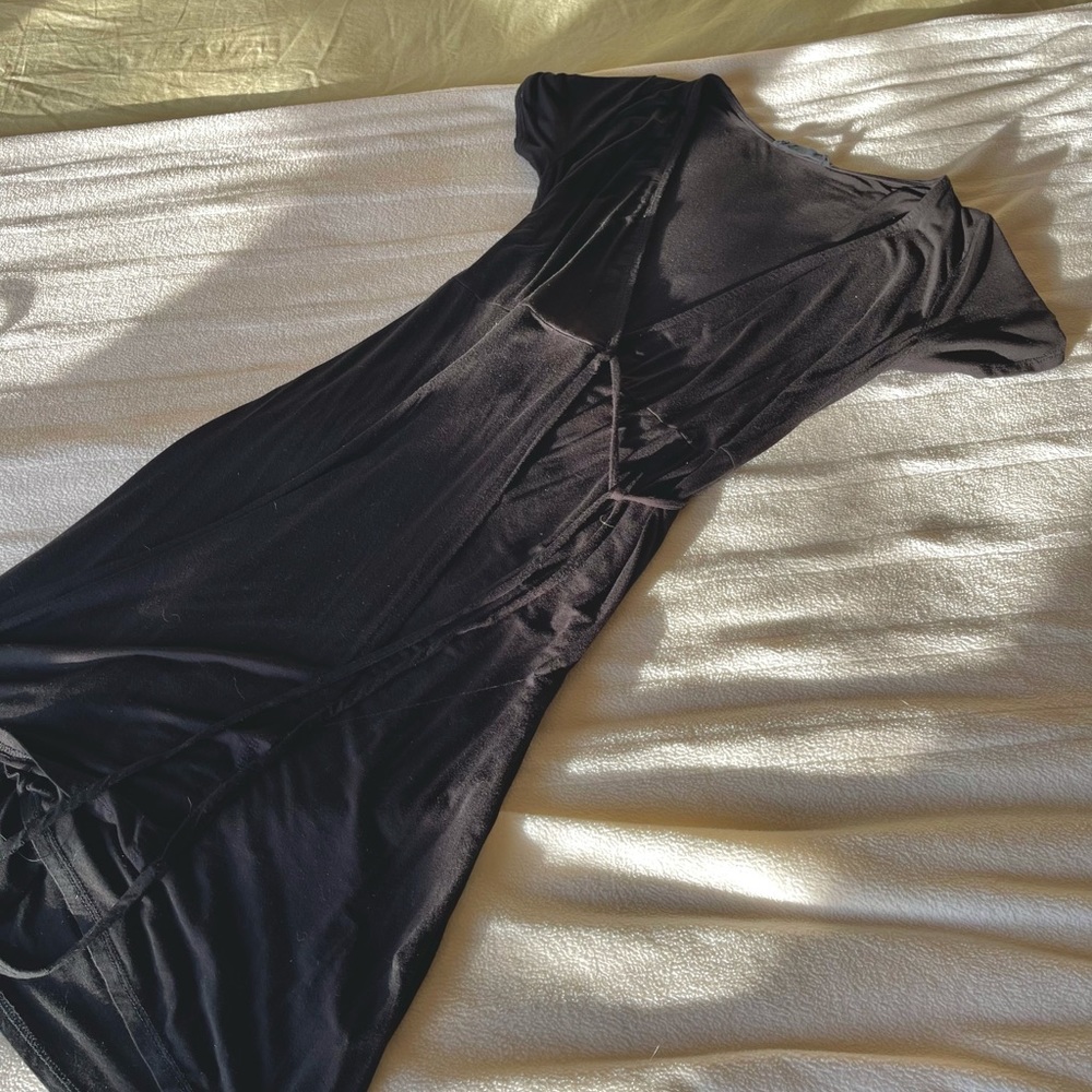 Little Black Wrap Dress